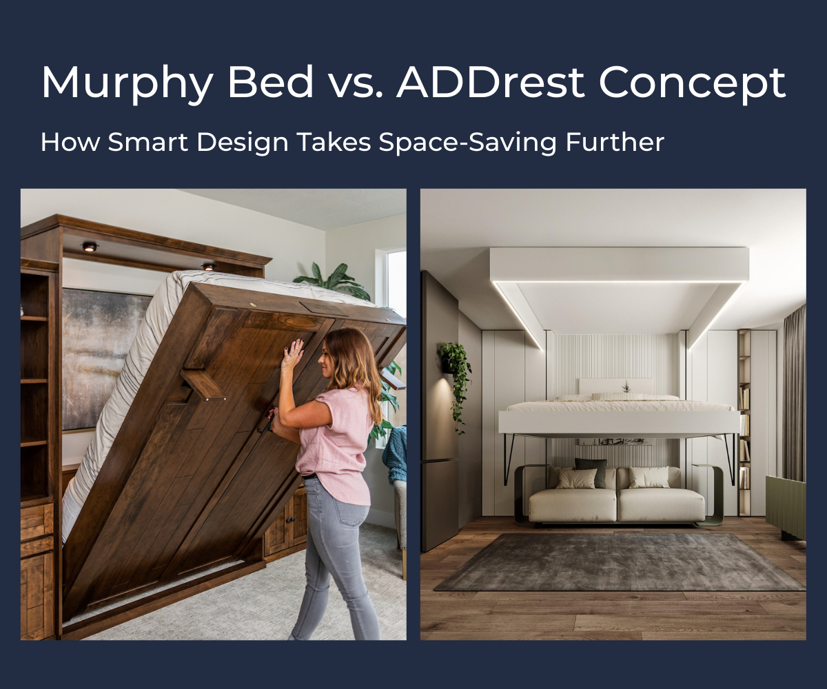 Murphy Bed vs. ADDrest Concept: How Smart Design Takes Space-Saving Further